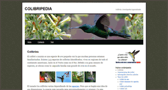 Desktop Screenshot of colibripedia.com